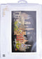 Thea Gouverneur - Borduurpakket met telpatroon - 450.05 - Voorgesorteerde DMC Garens - Amsterdam - Zwart Aida - 79 cm x 50 cm - DIY Kit