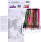 Thea Gouverneur - Borduurpakket met telpatroon - 473A - Voorgesorteerde DMC Garens - Bollenveld Tulp - Aida - 24 cm x 14 cm - DIY Kit