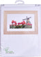 Thea Gouverneur - Borduurpakket met telpatroon - 473A - Voorgesorteerde DMC Garens - Bollenveld Tulp - Aida - 24 cm x 14 cm - DIY Kit