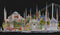 Thea Gouverneur - Borduurpakket met telpatroon - 479.05 - Voorgesorteerde DMC Garens - Istanbul Turkije - Zwart Aida - 79 cm x 50 cm - DIY Kit