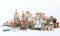 Thea Gouverneur - Borduurpakket met telpatroon - 510A - Voorgesorteerde DMC Garens - Moskou Rusland - Aida - 79 cm x 50 cm - DIY Kit