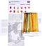 Thea Gouverneur - Borduurpakket met telpatroon - 522 - Voorgesorteerde DMC Garens - Gele Hybride Tulp - Linnen - 34 cm x 36 cm - DIY Kit