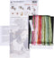 Thea Gouverneur - Borduurpakket met telpatroon - 553A - Voorgesorteerde DMC Garens - Lorikeets - Aida - 52 cm x 36 cm - DIY Kit