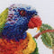 Thea Gouverneur - Borduurpakket met telpatroon - 553A - Voorgesorteerde DMC Garens - Lorikeets - Aida - 52 cm x 36 cm - DIY Kit