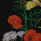 Thea Gouverneur - Borduurpakket met telpatroon - 554.05 - Voorgesorteerde DMC Garens - Amerikaanse Wilde Bloemen - Zwart Aida - 50 cm x 67 cm - DIY Kit