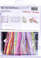 Thea Gouverneur - Borduurpakket met telpatroon - 554.05 - Voorgesorteerde DMC Garens - Amerikaanse Wilde Bloemen - Zwart Aida - 50 cm x 67 cm - DIY Kit