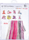 Thea Gouverneur - Borduurpakket met telpatroon - 737A - Voorgesorteerde DMC Garens - Puppy Went Shopping - Aida - 31 cm x 30 cm - DIY Kit