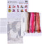 Thea Gouverneur - Borduurpakket met telpatroon - 740A - Voorgesorteerde DMC Garens - Valentijns Kitten - Aida - 31 cm x 30 cm - DIY Kit