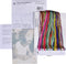 Thea Gouverneur - Borduurpakket met telpatroon - 848A - Voorgesorteerde DMC Garens - Schellekoord Jaargetijden - Aida - 16 cm x 117 cm - DIY Kit
