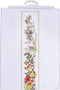 Thea Gouverneur - Borduurpakket met telpatroon - 848A - Voorgesorteerde DMC Garens - Schellekoord Jaargetijden - Aida - 16 cm x 117 cm - DIY Kit