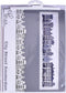 Thea Gouverneur - Borduurpakket met telpatroon - 873 - Voorgesorteerde DMC Garens - Amsterdamse Gevels - Linnen - 23 cm x 100 cm - DIY Kit