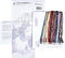 Thea Gouverneur - Borduurpakket met telpatroon - 945A - Voorgesorteerde DMC Garens - Toetanchamon - Aida - 35 cm x 45 cm - DIY Kit