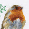 Thea Gouverneur - Borduurpakket met telpatroon - Winter Roodborstje - Linnen - 32 count - Voor Volwassenen - 790