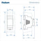 Theben 6120130 TR 612 top3 Digitale 2-kanaals timer met app-programmering, perfect voor LED's, timers, digitale schakelklok, met weekprogramma, DIN-rail, tijdschakelaar, 2 kanalen