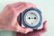 Theben schakelklok 0260030 timer 26 - NL stekker (zonder pin) - analoge schakelklok, wandcontactdoosschakelaar, stekker voor tijdprogramma, wit,bespaarstekker