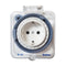 Theben schakelklok 0260855 timer 26 IP 44 - NL stekker (zonder pin) - analoge schakelklok voor buitengebruik, wandcontactdoosschakelaar, tijdprogramma-stekker, schakelklok, bespaarstekker