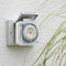 Theben schakelklok 0260855 timer 26 IP 44 - NL stekker (zonder pin) - analoge schakelklok voor buitengebruik, wandcontactdoosschakelaar, tijdprogramma-stekker, schakelklok, bespaarstekker
