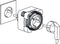 Theben schakelklok 0260855 timer 26 IP 44 - NL stekker (zonder pin) - analoge schakelklok voor buitengebruik, wandcontactdoosschakelaar, tijdprogramma-stekker, schakelklok, bespaarstekker
