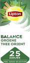 Thee lipton balance green tea orient 25x1.5gr | 6 stuks