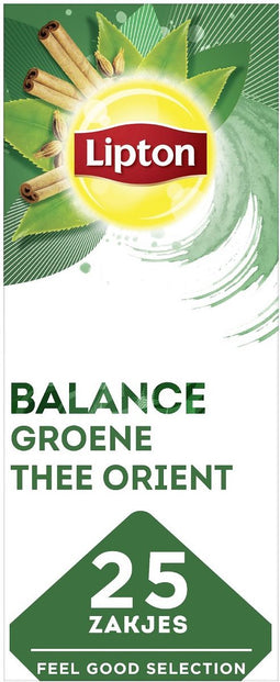 Thee lipton balance green tea orient 25x1.5gr