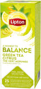 Thee Lipton Balance Groene thee Citrus 25stuks