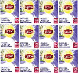 Thee lipton energise earl grey 100x1.5gr | 12 stuks
