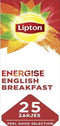 Thee lipton energise english breakfast 25x1.5gr | 6 stuks