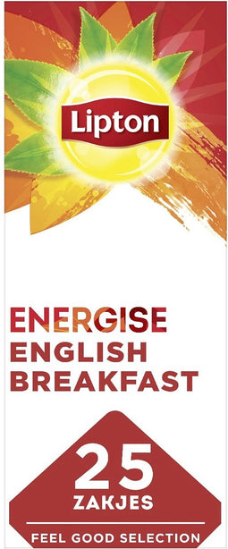 Thee lipton energise english breakfast 25x1.5gr