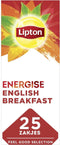 Thee lipton energise english breakfast 25x1.5gr