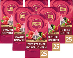 Thee lipton exclusive bosvruchten 25x2gr | 6 stuks