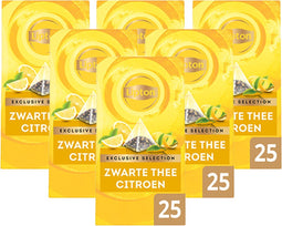 Thee lipton exclusive citroen 25x2gr | 6 stuks