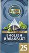 Thee lipton exclusive english breakfast 25x2gr | 6 stuks
