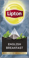 Thee lipton exclusive english breakfast 25x2gr