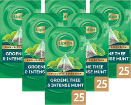 Thee lipton exclusive groene thee munt 25x2gr | 6 stuks
