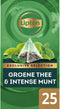 Thee lipton exclusive groene thee munt 25x2gr