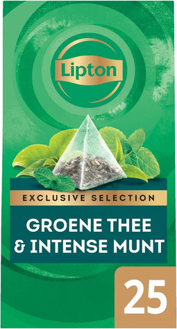 Thee lipton exclusive groene thee munt 25x2gr