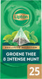 Thee lipton exclusive groene thee munt 25x2gr