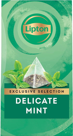 Thee lipton exclusive subtiele munt 25x2gr