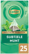 Thee lipton exclusive subtiele munt 25x2gr