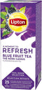 Thee Lipton Refresh Blauwe bessen 25stuks