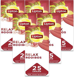 Thee Lipton Relax Rooibos 25stuks | 6 stuks