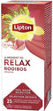 Thee Lipton Relax Rooibos 25stuks | 6 stuks