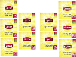 Thee lipton yellow label 1.5gr zonder envelop - 12 stuks