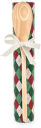Theedoek met pollepel cadeau set - kerst - nuvole di stoffa Rood met cadeautjes