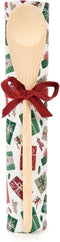 Theedoek met pollepel cadeau set - kerst - nuvole di stoffa Wit met cadeautjes