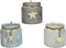 Theelicht glas glitter d10h10 cm a3