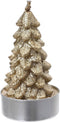 Theelicht paraffine d7b9h9 cm goud 4st