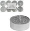 Theelicht set van 8 stuks zilver