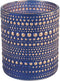 Theelichth ro Nelle M blauw/zilver