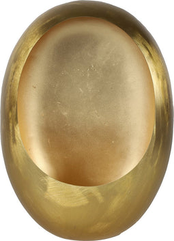 Theelichthouder Eggy 17,5 X 44 Cm Staal Goud